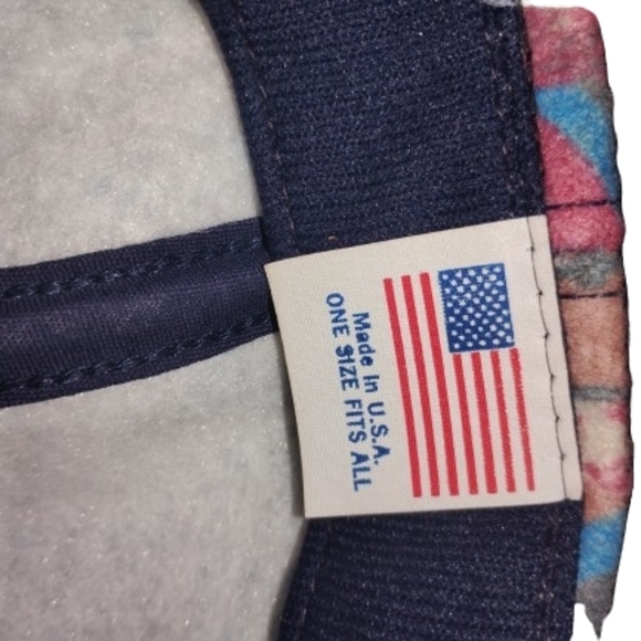 Vintage Carhartt Aztec Blanket Pattern SnapBack Hat Made In USA OSFM - Picture 8 of 9